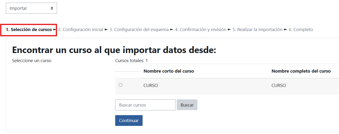 Importar