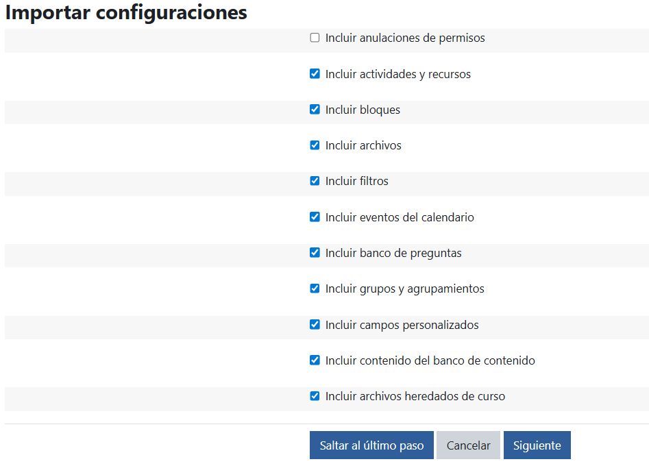 Importar