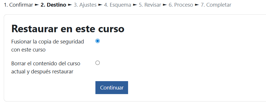 Restaurar