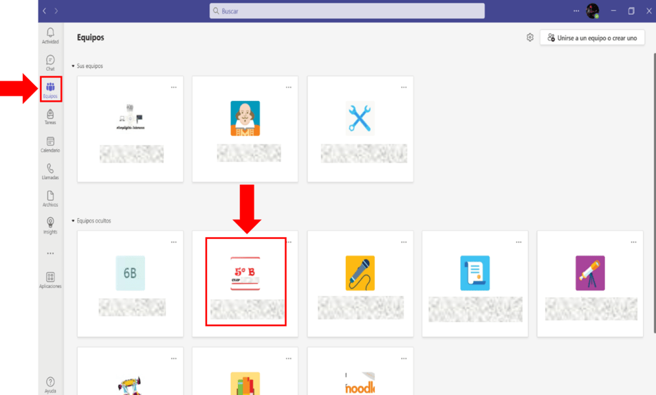 Captura de pantalla acceso a Insights