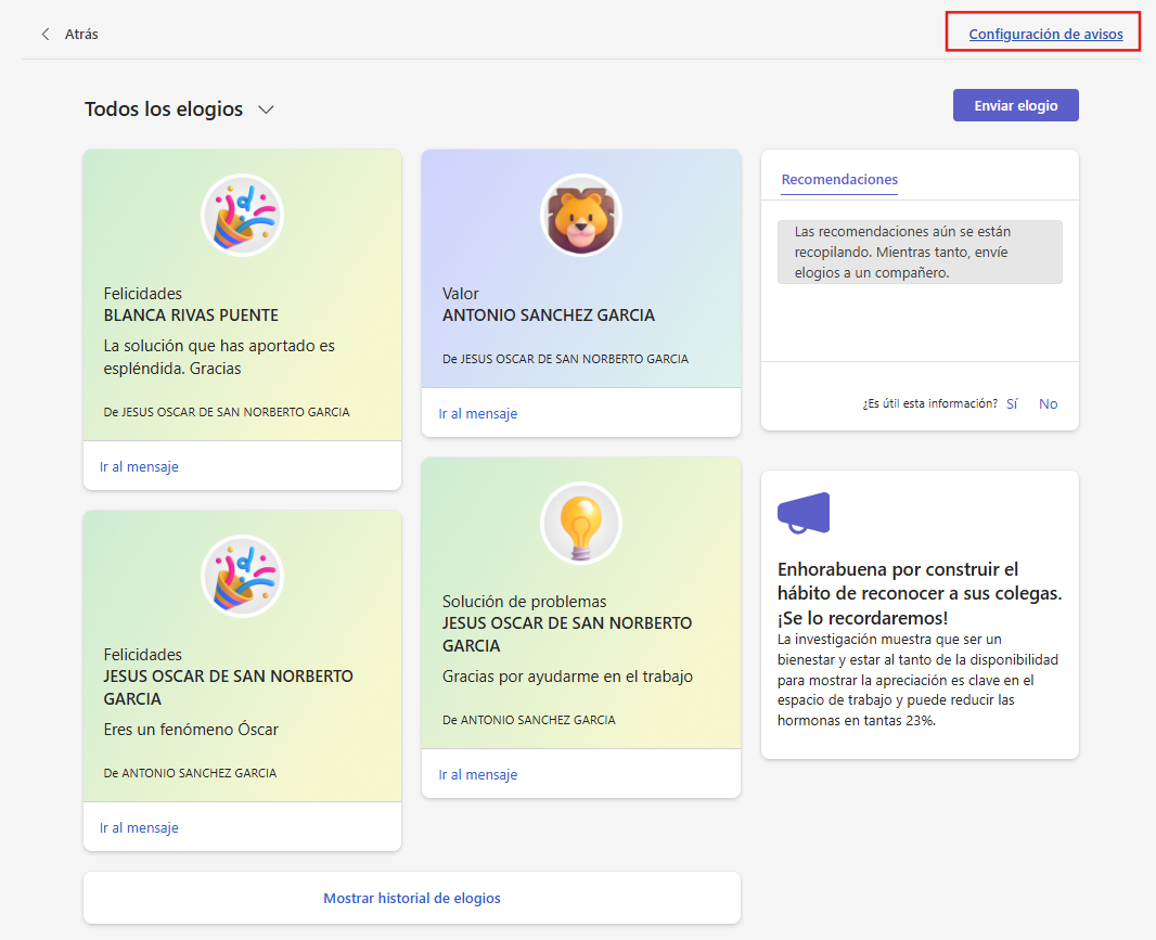Elogios_configuración