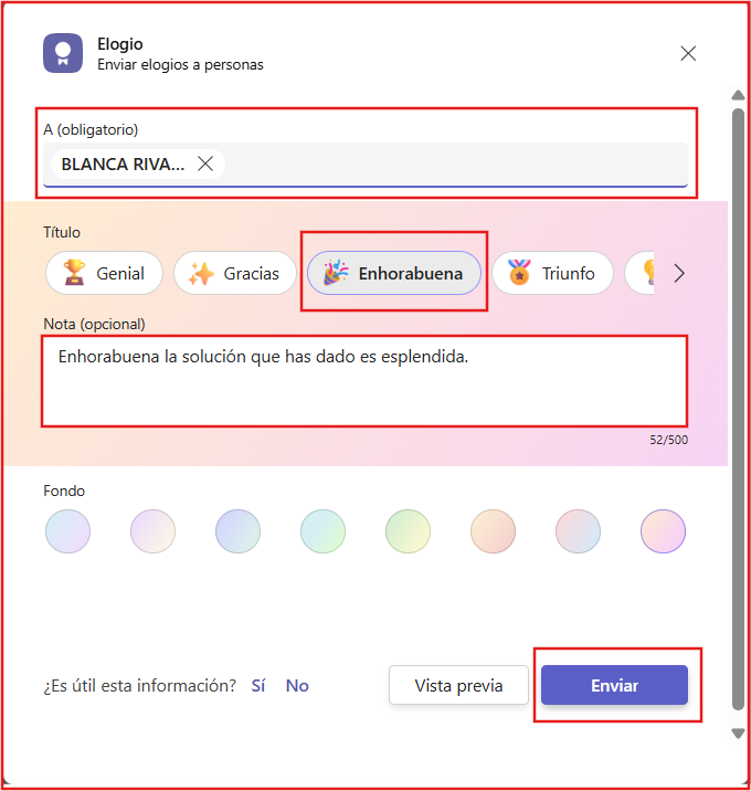 Elogios_configuración