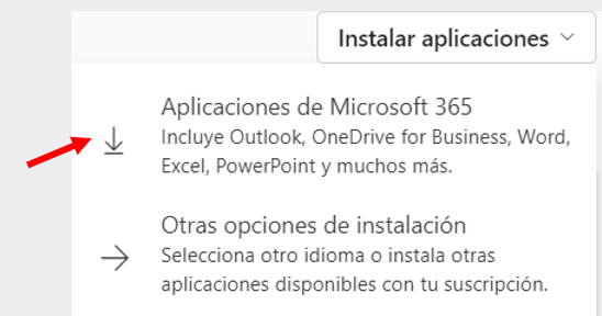 4. Descargar e instalar el paquete Office 365. | EDUCACYL: ÁREA PERSONAL