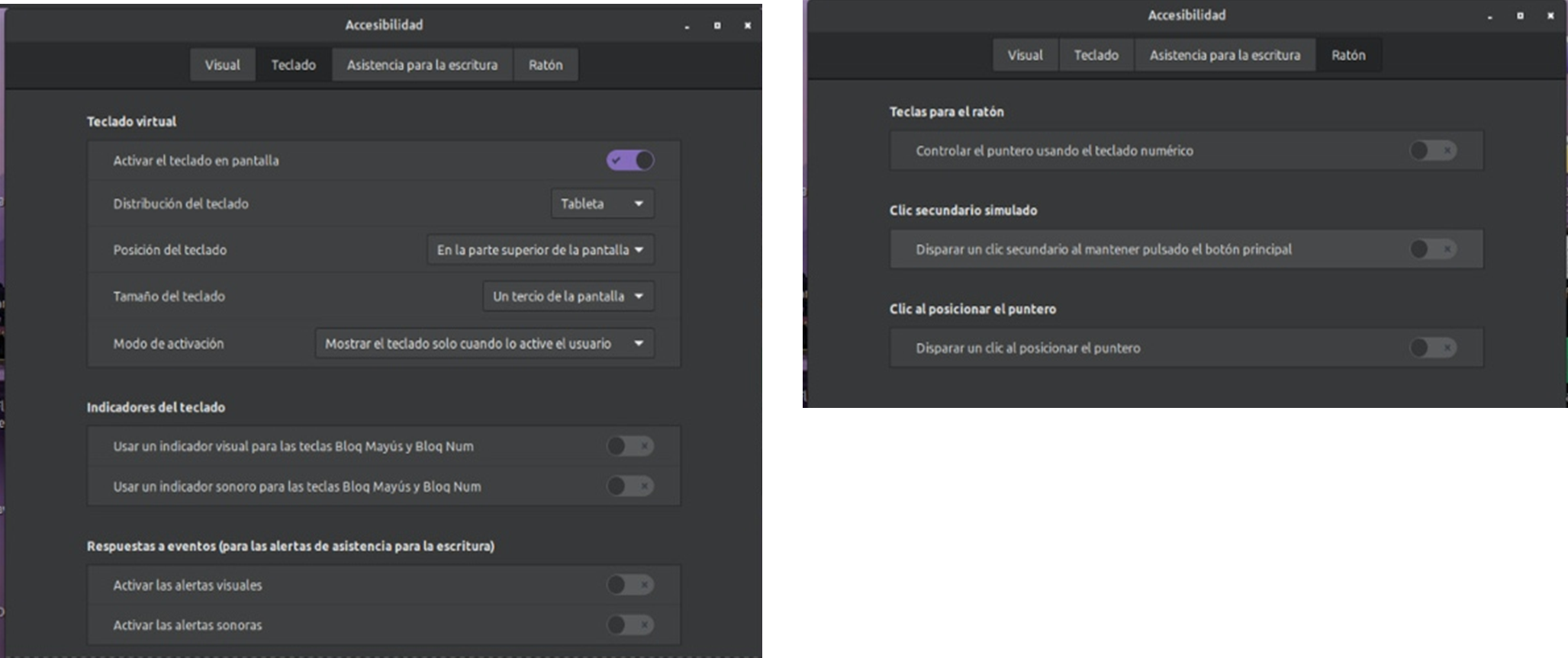 5.3. Teclado y ratón en Linux