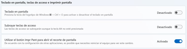 2.3. Teclado en pantalla. Windows. A2.2
