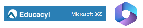 Logos de Educacyl y Microsoft 365