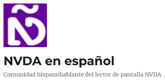 Captura del logo NVDA 
