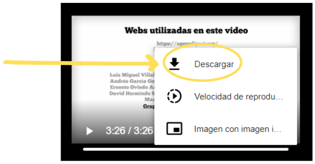 Descarga de vídeo