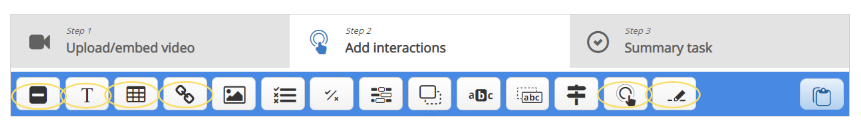 Otros tipos de interacciones