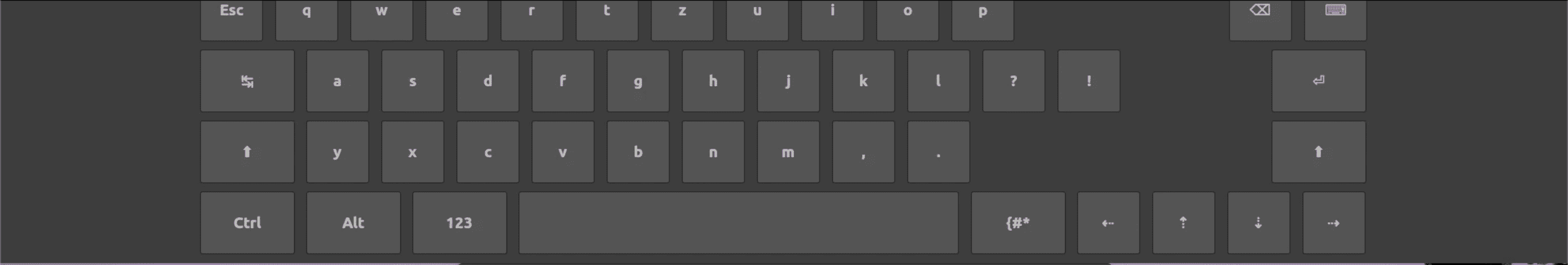 Teclado Linux 3