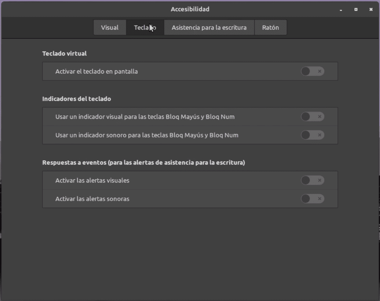 Teclado Linux