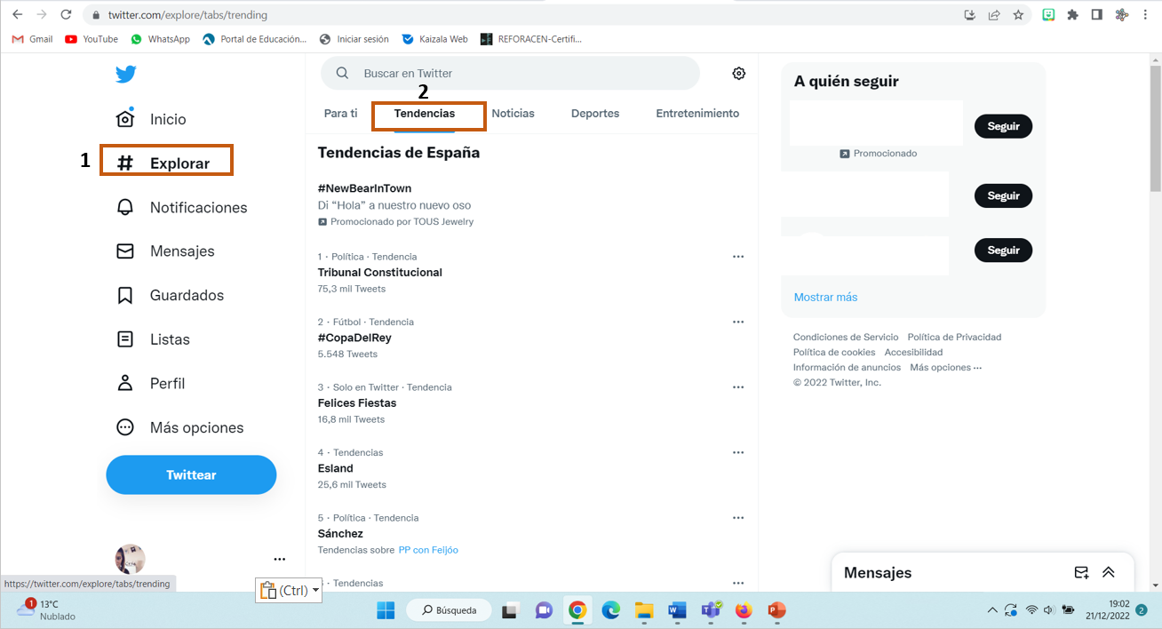 Pasos para explorar y visualizar las tendencias en twitter