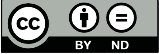 En la imagen se muestra el icono BY-ND