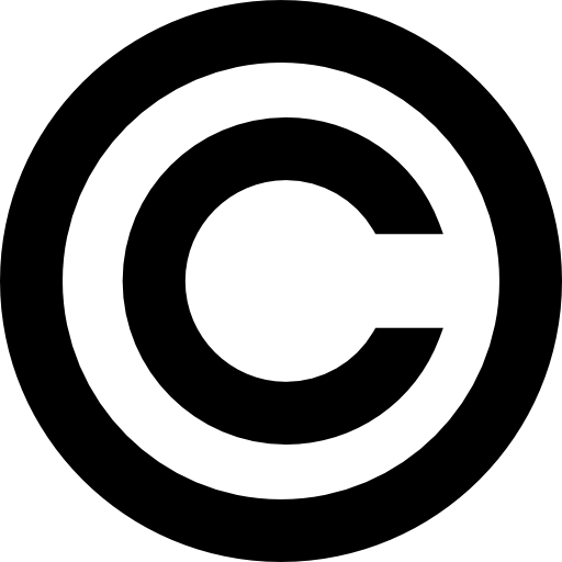 En la imagen se muestra el icono de Copyright
