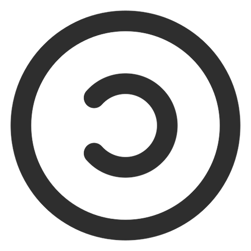 En la imagen se muestra el icono de Copyleft