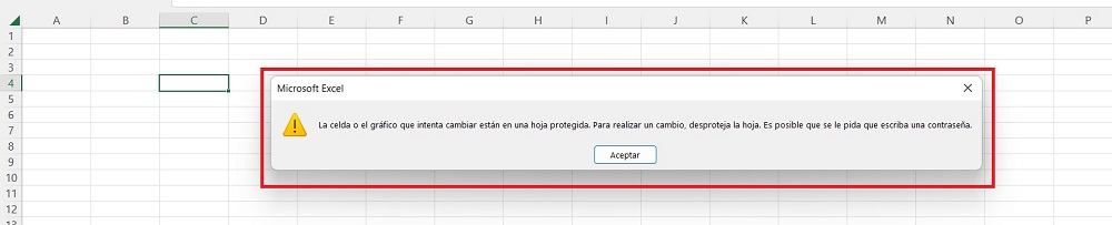 Captura de pantalla de Excel