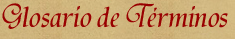 Glosario de términos