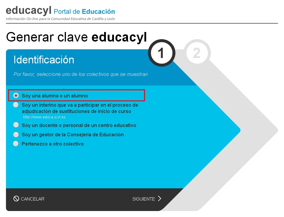 Selección de colectivo