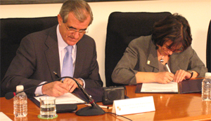 firma convenio ONCE