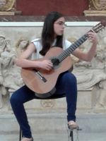 Alumna de guitarra