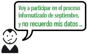 Interinos. No recuerdo mis datos