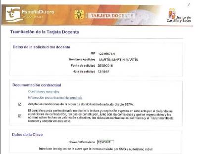 validación de formulario. opción b
