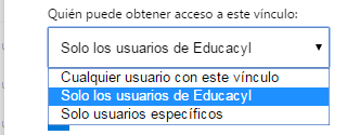 Menú Permisos