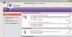 Imagen 4. Pantalla con todos los ficheros para descargar