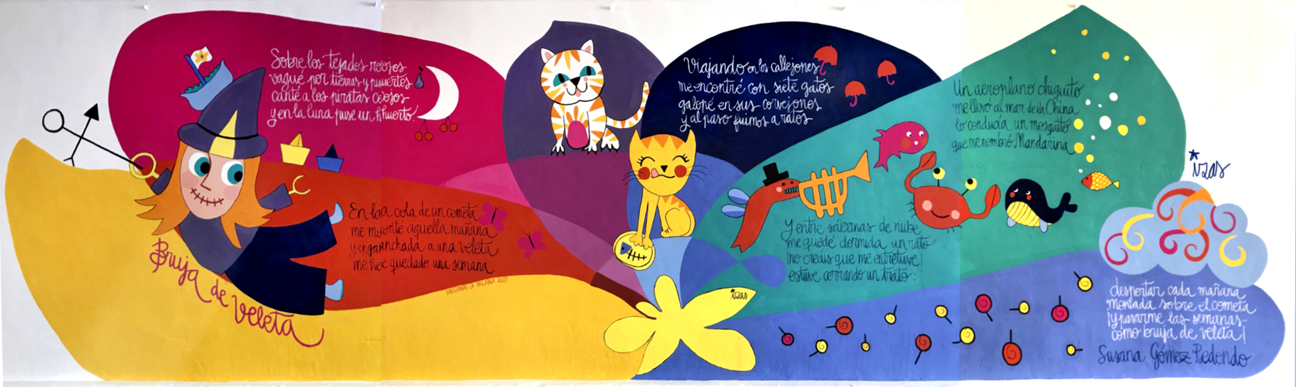 Mural del CEIP SOR Mª JESÚS
