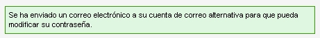 Imagen Aviso Correo enviado