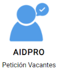 AIDPRO_Petición Vacantes